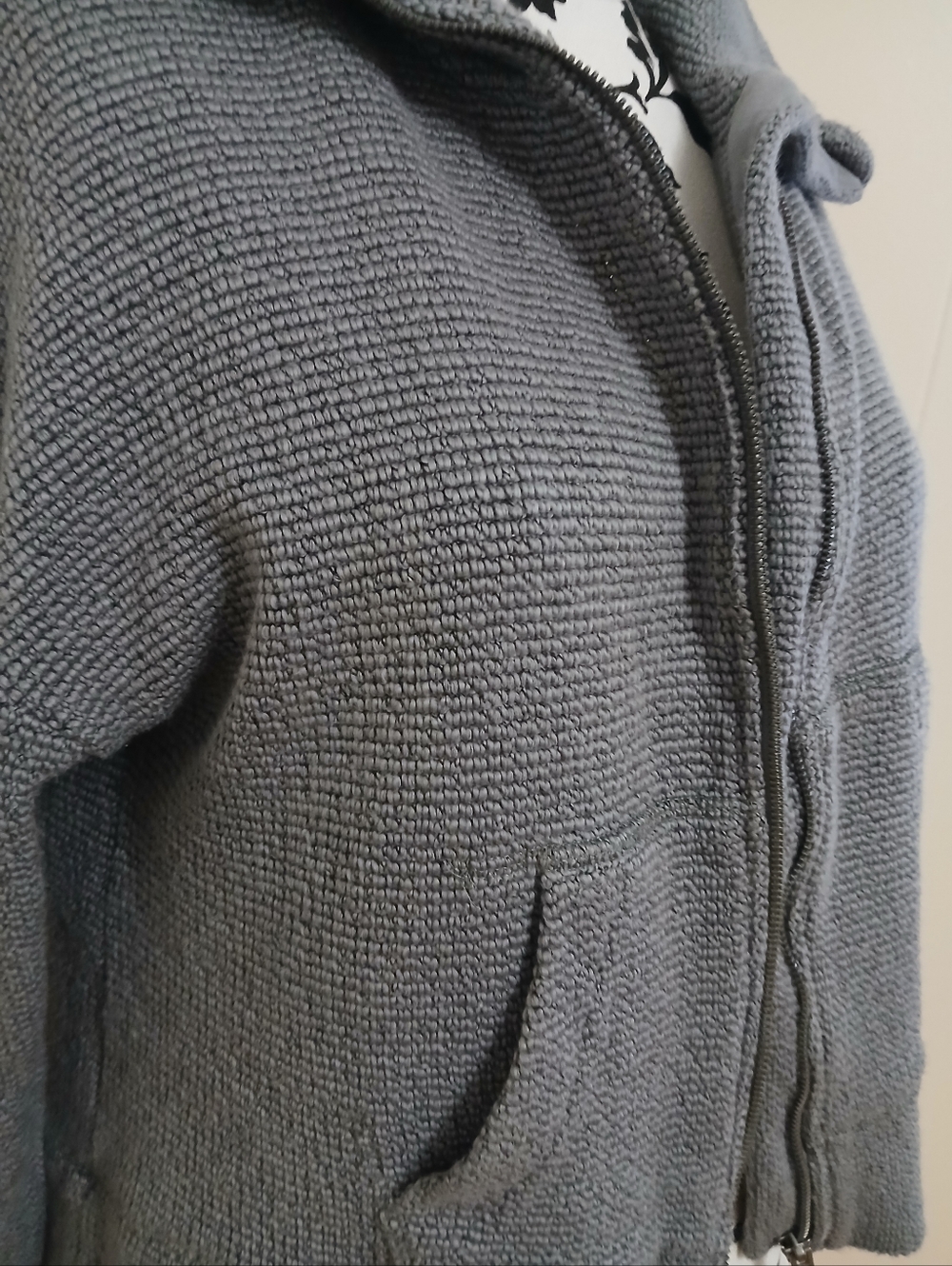 Sweaty Betty Knit Zip Cardigan - Gray - Picture 5 of 6